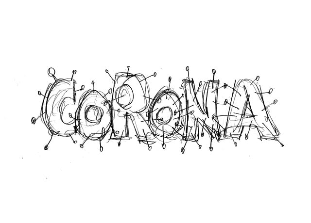 nápis corona